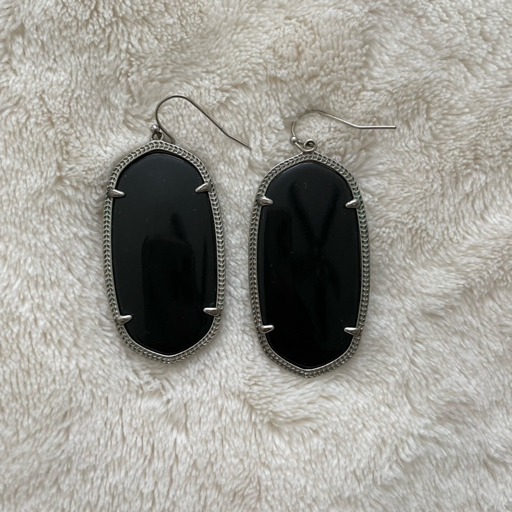 Kendra Scott black Danielle earrings